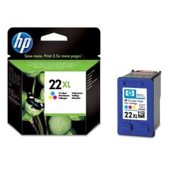 Струйный картридж Hp No.22 XL (C9352CE), трехцветный цена и информация | Картриджи для струйных принтеров | pigu.lt