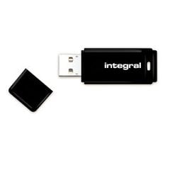 Карта памяти Integral Black 128GB USB3.0, дизайн с защёлкивающейся крышкой, чёрный цвет цена и информация | USB накопители | pigu.lt