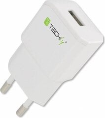 Įkroviklis Techly USB 5V 2.1A, baltas kaina ir informacija | Krovikliai telefonams | pigu.lt