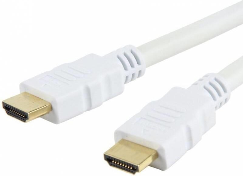 Kabelis Techly HDMI-HDMI V1.4 M/M Ethernet 3D4K, baltas, 1 m kaina ir informacija | Kabeliai ir laidai | pigu.lt