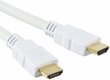 Kabelis Techly HDMI-HDMI V1.4 M/M Ethernet 3D4K, baltas, 1 m kaina ir informacija | Kabeliai ir laidai | pigu.lt