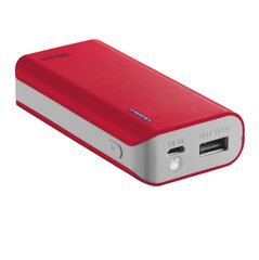 POWER BANK USB 4400MAH PORTAB./RED PRIMO 21226 TRUST цена и информация | Зарядные устройства Power bank  | pigu.lt