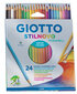 Spalvoti pieštukai Fila Giotto Stilnovo, akvareliniai, 24 spalvų цена и информация | Piešimo, tapybos, lipdymo reikmenys | pigu.lt