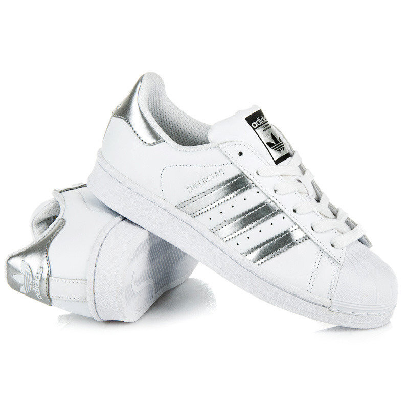 Sportiniai batai moterims Adidas Superstar, balti kaina ir informacija | Sportiniai bateliai, kedai moterims | pigu.lt