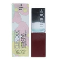 Clinique Pop Lip Colour & Primer  помада 3 г, 15 Berry Pop цена и информация | Помады, бальзамы, блеск для губ | pigu.lt