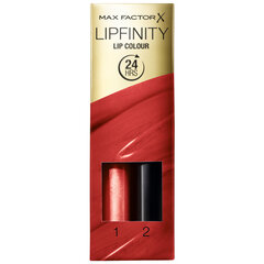 Lūpų dažai Max Factor Lipfinity Lip Colour 120 Hot, 4.2 g kaina ir informacija | Lūpų dažai, blizgiai, balzamai, vazelinai | pigu.lt