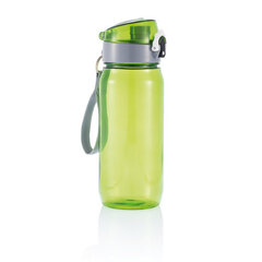 Бутылка XD COLLECTION, 600 мл, с запирающейся крышкой, прозрачная зеленый цв. тритановый пластик цена и информация | Фляги для воды | pigu.lt