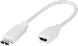 Vivanco адаптер USB-C - microUSB 2.0 10см (45285) цена и информация | Адаптеры, USB-разветвители | pigu.lt