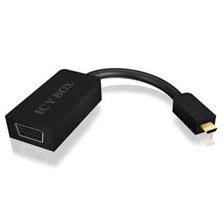 Icy Box AC503 HDMI (Micro D-Type) to VGA adapter kaina ir informacija | Adapteriai, USB šakotuvai | pigu.lt