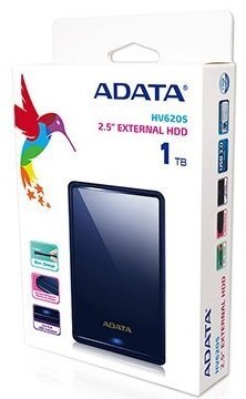 Adata HV620 2.5" 1TB USB3.0 kaina ir informacija | Išoriniai kietieji diskai (SSD, HDD) | pigu.lt