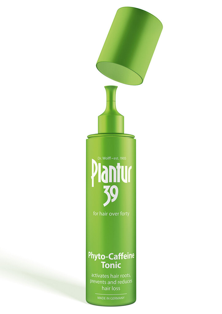 Tonikas su kofeinu nuo plaukų slinkimo Plantur 39, 200 ml kaina ir informacija | Priemonės plaukų stiprinimui | pigu.lt