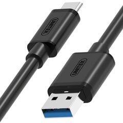 Unitek Y-C474BK, USB-C, 1 m kaina ir informacija | Kabeliai ir laidai | pigu.lt