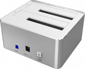 Doko stotelė USB HDD USB3.0. Y-3026 ALU kaina ir informacija | Kompiuterių aušinimo ir kiti priedai | pigu.lt