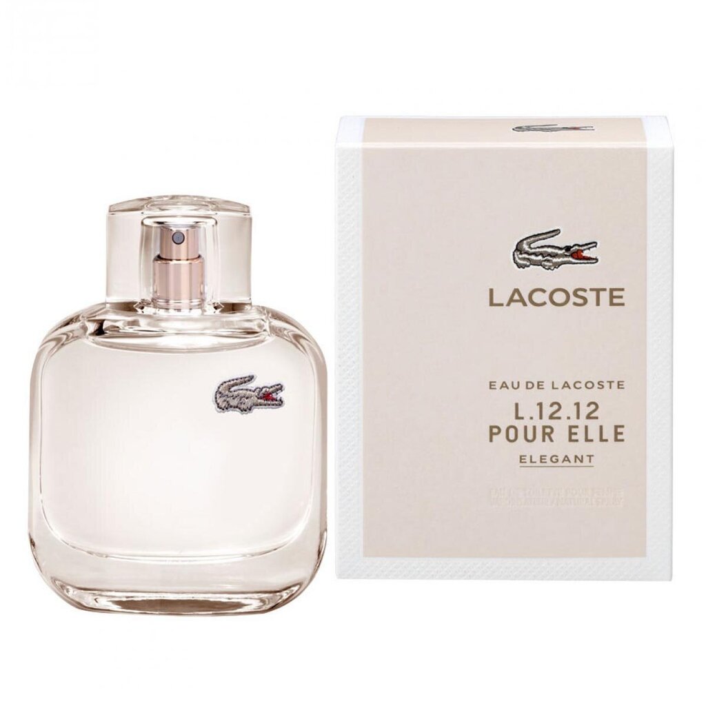 Tualetinis vanduo Lacoste L.12.12 Pour Elle Elegant EDT moterims, 50 ml kaina ir informacija | Kvepalai moterims | pigu.lt