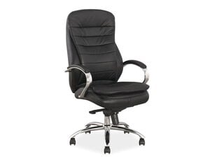 Biuro kėdė Signal Meble Q-154, juoda kaina ir informacija | Biuro kėdės | pigu.lt