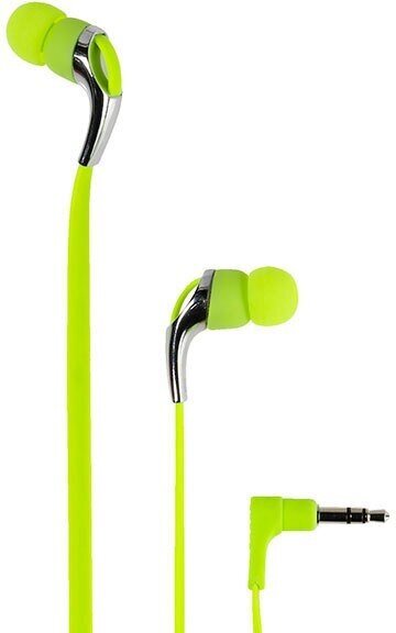 Vivanco earphones Neon Buds, yellow (37304) цена и информация | Ausinės | pigu.lt