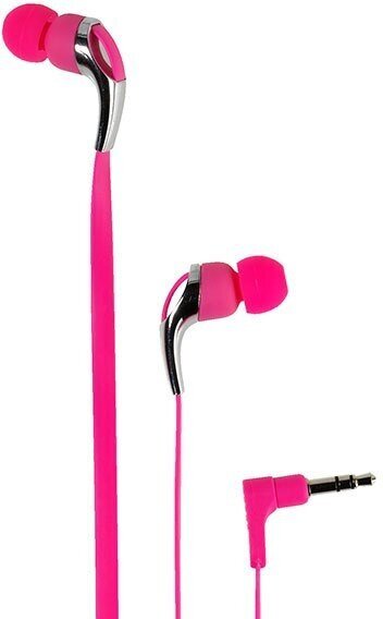 Vivanco earphones Neon Buds, pink (37306) kaina ir informacija | Ausinės | pigu.lt