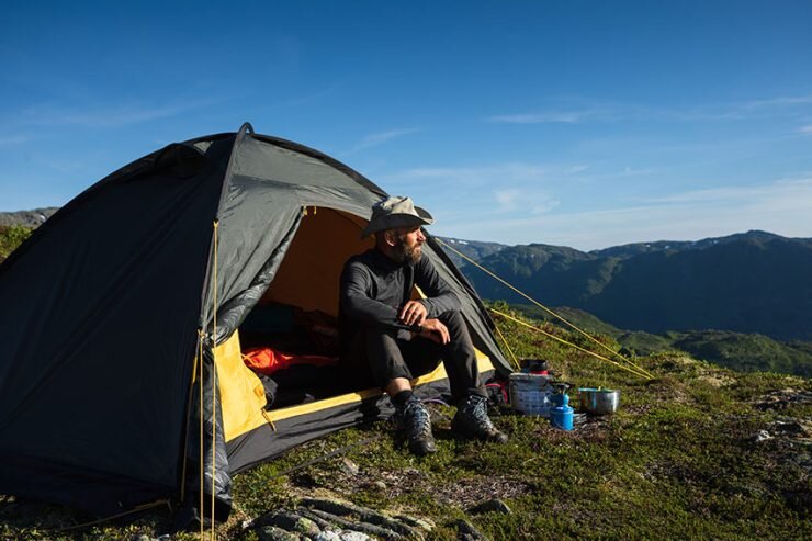 Palapinė Fjord Nansen VEIG II 3 kg žalia kaina ir informacija | Palapinės | pigu.lt