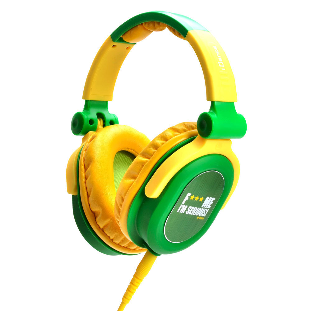 Idance FxxxME-FDJ300 Green/Yellow цена и информация | Ausinės | pigu.lt