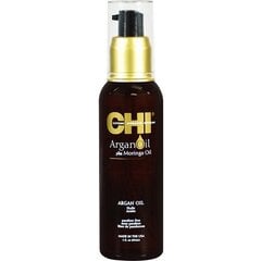 Argano ir moringų aliejus plaukams CHI Argan Oil Plus Moringa Oil 89 ml kaina ir informacija | Priemonės plaukų stiprinimui | pigu.lt
