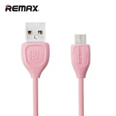 Remax LESU Прочный и эластичный Micro USB на USB Кабель данных и заряда 1m Розовый цена и информация | Кабели для телефонов | pigu.lt