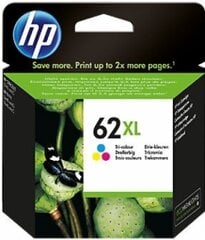 Картридж с оригинальными чернилами HP T62XL, трехцветный цена и информация | Картриджи для струйных принтеров | pigu.lt