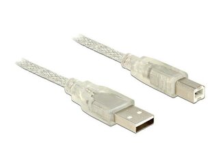 Delock 83896, USB-A/USB-B, 5 m kaina ir informacija | Kabeliai ir laidai | pigu.lt