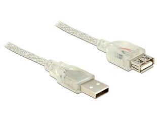 Delock 83885, USB-A, 5 м цена и информация | Кабели и провода | pigu.lt