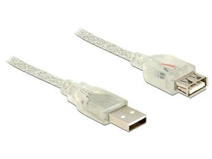 Delock 83881, USB-A, 1 m kaina ir informacija | Kabeliai ir laidai | pigu.lt