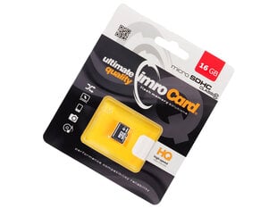 Micro SDHC kortelė Imro 16 GB, klasė 10 UHS-1 kaina ir informacija | Atminties kortelės telefonams | pigu.lt