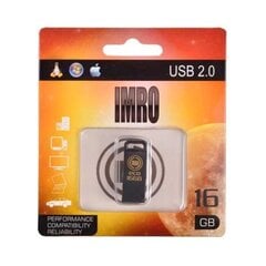 USB память Imro - Pendrive Eco 16ГБ Black USB 2.0 цена и информация | USB накопители | pigu.lt