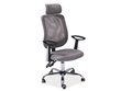Biuro kėdė Signal Meble Q-118, pilka kaina ir informacija | Biuro kėdės | pigu.lt