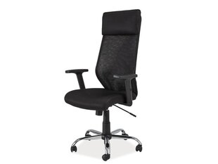Biuro kėdė Signal Meble Q-211, juoda kaina ir informacija | Biuro kėdės | pigu.lt