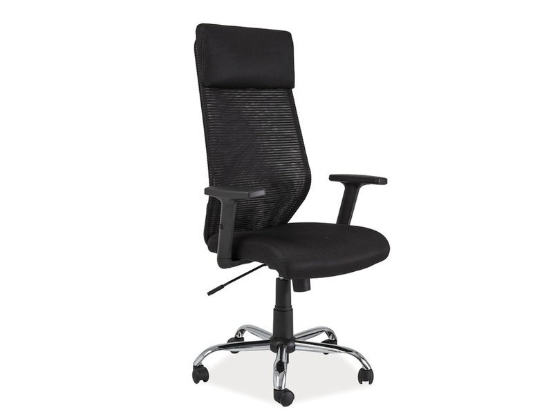Biuro kėdė Signal Meble Q-211, juoda kaina ir informacija | Biuro kėdės | pigu.lt