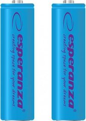 Įkraunamos AA baterijos Esperanza EZA103B, 2000mAh, mėlyna kaina ir informacija | Esperanza Apšvietimo ir elektros prekės | pigu.lt