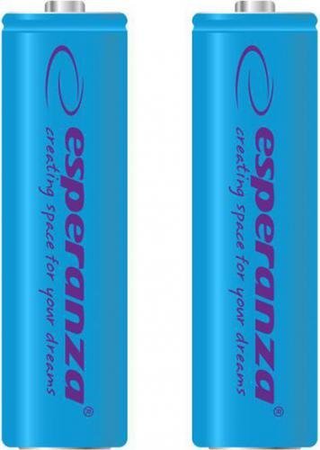 Įkraunamos AA baterijos Esperanza EZA103B, 2000mAh, mėlyna цена и информация | Elementai | pigu.lt