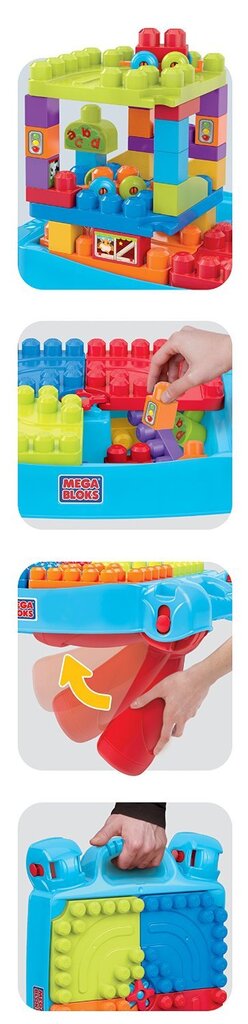 Veiklos staliukas su kaladėlėmis Fisher Price Mega Bloks CNM42 kaina ir informacija | Konstruktoriai ir kaladėlės | pigu.lt