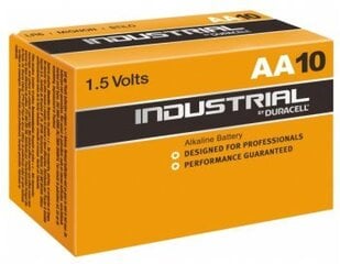 Duracell Industrial AA батарейки, 10 шт. цена и информация | Батарейки | pigu.lt