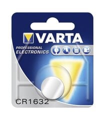 Батарейка Varta Electronics CR1632, 1 шт. цена и информация | varta Сантехника, ремонт, вентиляция | pigu.lt