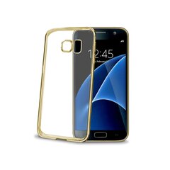Celly dėklas, skirtas Samsung Galaxy S7, auksinis kaina ir informacija | Telefono dėklai | pigu.lt