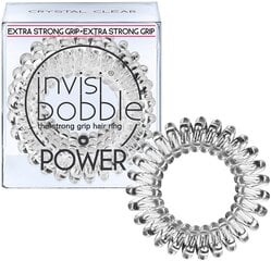 Invisibobble Power Hair Ring резинка для волос 3, Crystal Clear цена и информация | Аксессуары для волос | pigu.lt