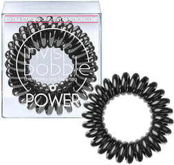 Invisibobble Power Hair Ring резинка для волос 3, True Black цена и информация | Аксессуары для волос | pigu.lt
