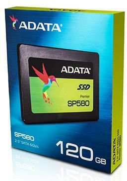 ADATA Premier SP580 120GB SATA3 (ASP580SS3-120GM-C) цена и информация | Vidiniai kietieji diskai (HDD, SSD, Hybrid) | pigu.lt