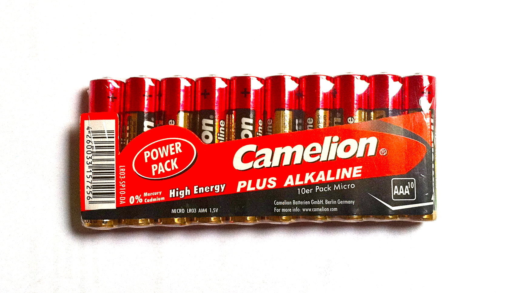 Elementai Camelion alkaline AAA LR03-SP10, 10 vnt. kaina ir informacija | Elementai | pigu.lt