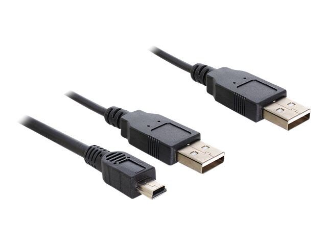 Delock 83178, USB-A/USB Mini 5-pin, 30 cm цена и информация | Kabeliai ir laidai | pigu.lt