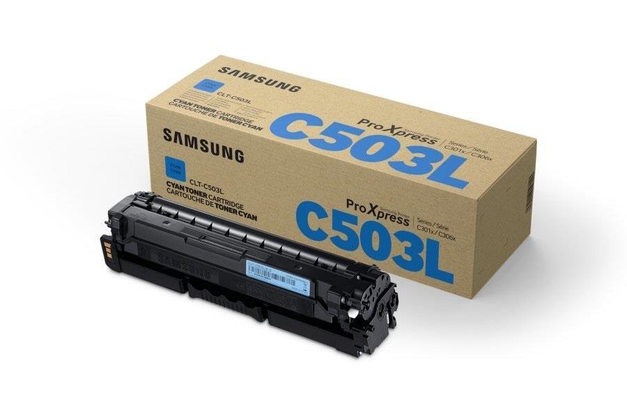 Samsung - Toner CLT-C503L 5tys. SL-C3010ND/C3060FR цена и информация | Kasetės lazeriniams spausdintuvams | pigu.lt