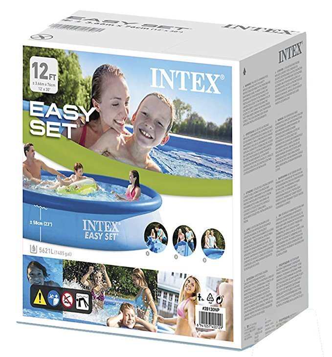 Baseinas Intex Easy Set 366x76 cm, be filtro kaina ir informacija | Baseinai | pigu.lt