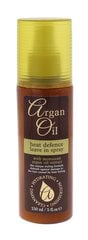Увлажняющий питательный термозащитный спрей для волос Argan Oil, 150 мл цена и информация | Средства для укладки волос | pigu.lt