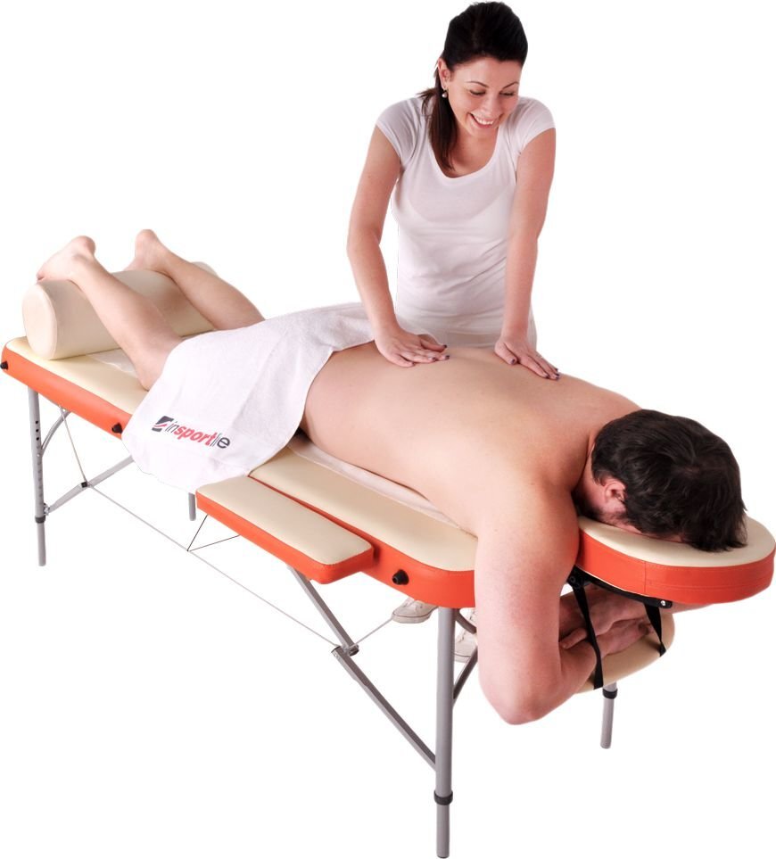 Sulankstomas masažo stalas Insportline Tamati, 2 dalių kaina ir informacija | Masažo reikmenys | pigu.lt