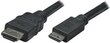 MANHATTAN MINI HDMI 19M-HDMI 19M 1.8M kaina ir informacija | Kabeliai ir laidai | pigu.lt